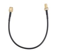 Sxhlseller Câble D'extension Coaxial SMA Mâle vers SMA Femelle RG174, Adaptateur en Laiton plaqué or de 15 Cm pour Antenne WiFi Routeur Amplificateur de Signal Radio et Connexion GPS