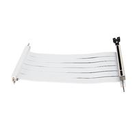 Sxhlseller Câble élévateur PCIE 3.0 X16 Pliable, Câble élévateur PCI Express Gen3 à 180 Degrés Haute Vitesse avec Double Connecteur inversé Flexible, Câble D'extension de Carte Graphique à