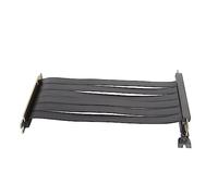 Sxhlseller Câble élévateur PCIE 3.0 X16 Pliable, Câble élévateur PCI Express Gen3 à 180 Degrés Haute Vitesse avec Double Connecteur inversé Flexible, Câble D'extension de Carte Graphique à
