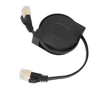 Sxhlseller Câble Plat blindé Cat 7, Fonction Puissante pour Jeu en Ligne, Page Web, Cordon Réseau Ethernet Portable 1,5 Pieds