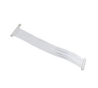 Sxhlseller Câble Riser PCIE 3.0 X16, Câble D'extension de Carte Graphique de Port D'extension de Carte D'extension Flexible à Grande Vitesse à 90 Degrés, Adaptateur de Riser GPU pour Montage (Blanc)