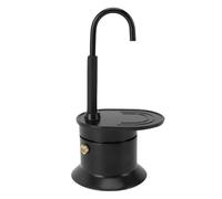 Sxhlseller Cafetière à Tube Unique, Machine à Expresso sur Cuisinière en Alliage d'aluminium de 50 Ml pour le Camping et les Voyages, Cafetière Légère Tasse pour le Brassage en Plein Air en Noir