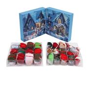 Sxhlseller Calendrier de L' Gnome, Compte à Rebours de Noël 24 Jours avec