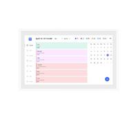 Sxhlseller Calendrier Numérique Intelligent de 10,1 Pouces, Organisateur Familial avec écran Tactile HD Interactif pour la Planification des Horaires, des Repas, des Tâches Ménagères et Cadre (Prise