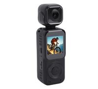 Sxhlseller Caméra d'action 4K, Enregistreur Vidéo Portatif à Rotation à 180 ° à Double Objectif avec écran WiFi de 1,54 Pouces, Enregistrement en Boucle Intelligente, Batterie 2000 MAh,