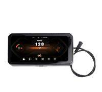 Sxhlseller Caméra de Tableau de Bord pour Moto étanche IP67 6,25 Pouces |Double Objectif Grand Angle 12 MP 150°, Enregistreur Avant et Arrière 2K avec WiFi et en Temps Réel