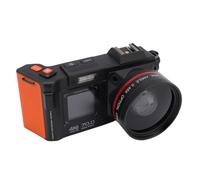 Sxhlseller Caméra Numérique, 70MP 4K 50x Zoom Focus Auto Focus Wide Angle F1.8 Caméra Numérique avec Flash à Double écran pour Le Voyage, équipé de WiFi, Zoom Numérique 50x (Black)