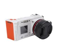 Sxhlseller Caméra Numérique, 70MP 4K 50x Zoom Focus Auto Focus Wide Angle F1.8 Caméra Numérique avec Flash à Double écran pour Le Voyage, équipé de WiFi, Zoom Numérique 50x (White)