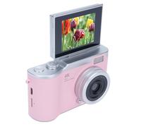 Sxhlseller Caméra Numérique pour la Photographie, Caméra de vloggings 1080p 48MP avec écran de Feuillette HD de 2,4 Pouces, Appareil Photo Vidéo Zoom Autofocus 18x pour Adolescents, (Pink)