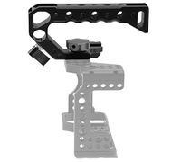 Sxhlseller Caméra Rig Poignée Supérieure Caméra Rig Poignée Supérieure Extensible Cheese Hand Grip Universel pour Location Hole avec Cold Shoe pour DSLR