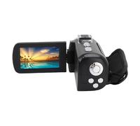 Sxhlseller Caméscope de Caméra Vidéo 4K, Caméra de Vlogging 64MP avec Lumière de Remplissage LED et écran Ipsrotable de 3 Pouces, Enregistreur Vidéo pour Enfants Adolescents Adultes Cadeaux