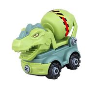Sxhlseller Camions Techniques sur Le Thème des Dinosaures, Véhicules de Construction, Jouet éducatif pour L'apprentissage Précoce (Camion malaxeur)