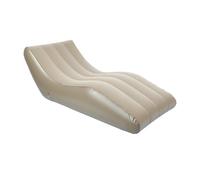 Sxhlseller Canapé Gonflable 70,9 X 31,5 Pouces Installation Facile |Chaise Gonflable Portative de Divan pour Le Flocage Léger Extérieur de PVC de Plage de Camping