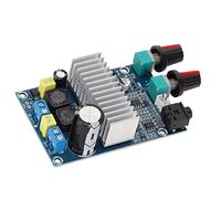 Sxhlseller Carte Amplificateur, TPA3116D2, 100 W, 12-24 V, Caisson de | Construction PCB, Sortie Caisson de Basses 100 W, Entrée Large 12-24 V, Croisement des Basses et Contrôle du Volume, pour