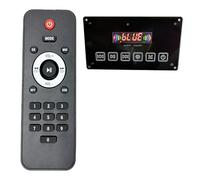 Sxhlseller Carte de Décodeur Sonore Bluetooth Module de Décodeur Bluetooth Carte de Décodage avec 6 Touches Tactiles Appel Mains Libres Radio FM USB pour Lecteur Stéréo Domotique