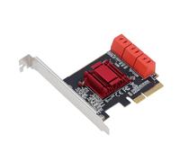 Sxhlseller Carte D'extension PCIe 3.0 vers 3 avec Transmission Rapide, Carte PCIe 6 Ports, Conception Plug and Play, Idéale pour Une Meilleure efficacité des Données (TXB113 Double rangée)