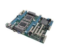 Sxhlseller Carte Mère Dual Socket R Workstation, Prise en Charge des Processeurs Xeon E5 2600 V1 V2, 256 Go DDR3, 6 Emplacements PCIe 3.0, avec 8 Emplacements DIMM DDR3, pour L'informatique