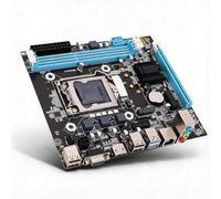 Sxhlseller Carte Mère H81 LGA 1150, Carte Mère de Jeu M-ITX avec Emplacement DDR3 Double Canal, Interface M.2 Haute Vitesse pour Jeu Bureau Maison