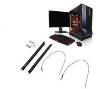 Sxhlseller Carte sans Fil WiFi 6E, Module WiFi M.2 2230 NGFF avec Bluetooth 5.2, Vitesse 1800 Mbps Double Bande,4 GHz 5 GHz, Adaptateur Réseau pour Ordinateur Portable Prenant en Charge