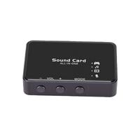 Sxhlseller Carte Son Surround USB 7.1 avec DAC Haute Résolution pour Une Expérience de Jeu et de Musique Immersive, Conception en Alliage D'aluminium Durable