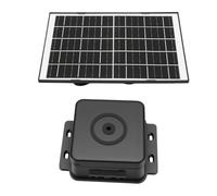 Sxhlseller Chargeur de Panneau Solaire 4 W avec Batterie 15 000 MAh de Type C pour Appareils Extérieurs (BLACK)