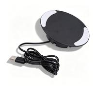 Sxhlseller Chargeur sans FilInvisible, Station de Charge sous Le Bureau avec Charge Rapide de 10 W et Installation sans Outil pour Téléphones sur Surfaces Non Métalliques