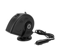 Sxhlseller Chauffage de Voiture Dégivreur à Chauffage Rapide pour Pare-brise Se Branche sur un Briquet de Voiture Portable 2 en 1 pour SUV Taxi 2,36 X 5,91 X 4,33 Pouces (BLACK)