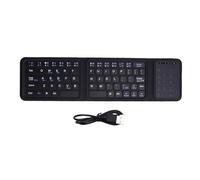 Sxhlseller Clavier Bluetooth sans Fil Pliable avec pavé Tactile et pavé Numérique, Clavier de Voyage Portable Triple Pli, Interrupteur à Ciseaux Silencieux, Rechargeable par USB C,