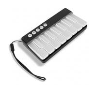 Sxhlseller Clavier de Piano pour Enfants avec éclairage dégradé de 7 Couleurs, Jouet Musical Portable avec Chansons de Démonstration, Design aux Coins Arrondis, Léger et Compact