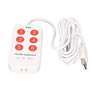 Sxhlseller Clavier Macro personnalisé USB 6 Touches |Clavier Programmable Portatif pour la Numérisation en Milieu Hospitalier, Les Jeux, Les Tests en Usine et Le Contrôle des Instruments