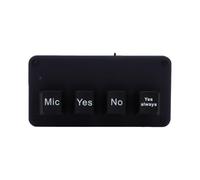 Sxhlseller Clavier Macro sans Fil, 4 Touches Mécaniques, Saisie Vocale,
