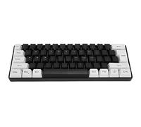 Sxhlseller Clavier Mini 60% Petit Clavier de Jeu, Rétroéclairage RVB 61 Touches, Clavier de Jeu Filaire Ergonomique à Sensation Mécanique pour Jouer et Travailler (Black)