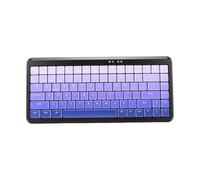 Sxhlseller Clavier sans Fil Double Mode dégradé de Couleurs avec BT et 2,4 GHz (Dégradé Noir Violet)