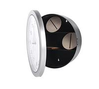 Sxhlseller Coffre-fort D'horloge Murale avec Compartiment caché pour | Séparateur de rangement secret, sécurité du bureau à domicile, fonctionne sur piles, décor classique