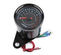 Sxhlseller Compte-tours Moto LED Rétroéclairé, 0-13000 Tr/min, pour