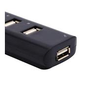 Sxhlseller Concentrateur USB 2.0 à 4 Ports |Répartiteur Micro USB Filaire pour PC de Bureau avec Transfert 480 Mbps
