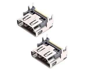 Sxhlseller Connecteur de Port HD pour Console de Jeu de Remplacement 2 Pièces - Interface Prise d'affichage, Accessoire de Réparation pour Disque édition Numérique - Répare le Port HD endommagé,