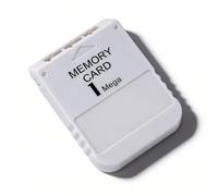 Sxhlseller Console de Jeu Carte Mémoire 1 Mo pour et PS High Speed Game 1 Mega Console de Jeu Vidéo, pour Carte Mémoire de Remplacement du Système de Classique (2 pièces) (1PC)