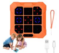 Sxhlseller Console de Jeu Portable, Jeu Classique avec 6 Modes de pour la Pensée Logique et la Mémoire, Design de Poche pour Enfants, Adolescents et Adultes, Aucun écran Requis (Orange)