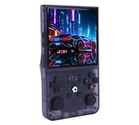 Sxhlseller Console de Jeu Rétro Handheld, 2025 Nouvelle Mise à Niveau R36max Console de Jeu Vidéo Portable avec écran de 4,0 Pouces, pour Le Système Linux, Batterie de 4000mAh, Gris (64G)