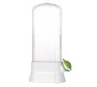 Sxhlseller Conteneur de Conservation de Coriandre pour Réfrigérateur, Bouteille Transparente Peu Encombrante avec Système de Gestion de l'eau, Support de Conservation Haut et Fin en ABS pour