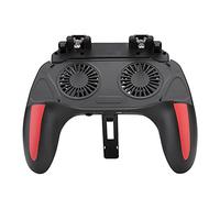 Sxhlseller Contrôleur de Jeu pour Smartphone, Double Ventilateur de Refroidissement, Manette de Jeu pour Téléphone à Dissipation Thermique, Poignée Ergonomique avec Deux Ventilateurs Silencieux