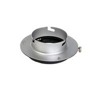 Sxhlseller Convertisseur de Support de Flash, Adaptateur en Alliage D'aluminium pour Flash Stroboscopique de Studio Comet vers Support Bowens Softbox Snoot Beauty Dish, équipement