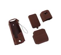 Sxhlseller Coque en Silicone pour 3, Housse de Protection en Silicone Liquide avec Capuchon D'objectif et Cache D'écran, Découpes Précises, Poignée Antidérapante, Marron pour Les