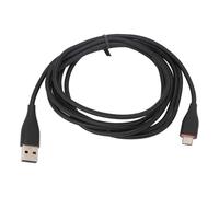 Sxhlseller Cordon de Remplacement pour Casque MMX150, Câble de Type C vers USB de 2 M avec Noyau OFC tressé pour une qualité Sonore sans Perte, une Réduction du Bruit et une Gestion des (BLACK)
