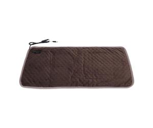 Sxhlseller Coussin Chauffant électrique USB pour Chiens et Chats, Tapis Chauffant Portable 30 X 60 Cm avec Trois Réglages de Température Réglables en Fibre Synthétique Gris Doux (Café Profond)