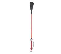 Sxhlseller Cravache de Dressage Professionnelle de 68 Cm avec Poignée Antidérapante et Dragonne en Caoutchouc, Culture d'entraînement équestre pour Le Contrôle des Chevaux (Rouge)