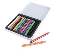 Sxhlseller Crayon Aquarelle, Crayon Soluble à Eau à Base de Cire Multifonctionnelle Confortable pour la Création d'art (12 couleurs)