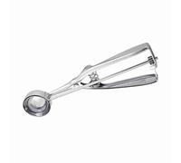 Sxhlseller Cuillère à Glace à Gâchette Robuste |Plat Inox 6 Cm pour Sorbet Melon (4CM)