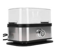Sxhlseller Cuiseur à œufs Rapide 200 W, Chaudière à 6 œufs en Acier Inoxydable pour la Maison ou le Bureau avec Arrêt Automatique et Tasse à Mesurer pour Petits Déjeuners Rapides (Réglementation